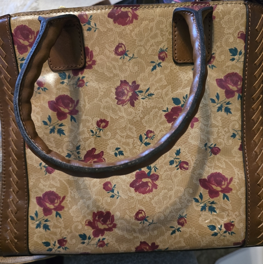 PATRICIA NASH LEATHER SATCHEL BAG